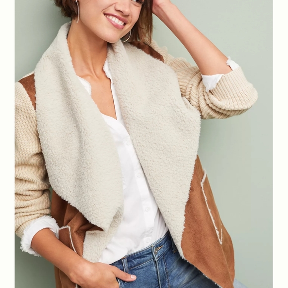 Anthropologie Sherpa Moto Sweater - Picture 13 of 13